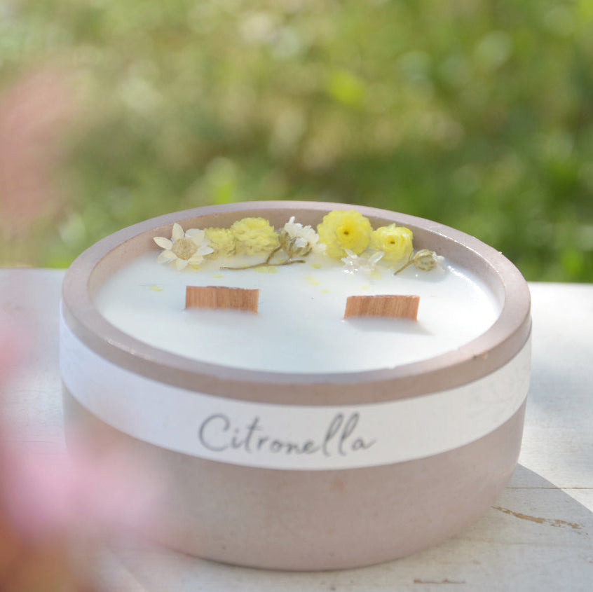Sojová svíčka - citronella 180g