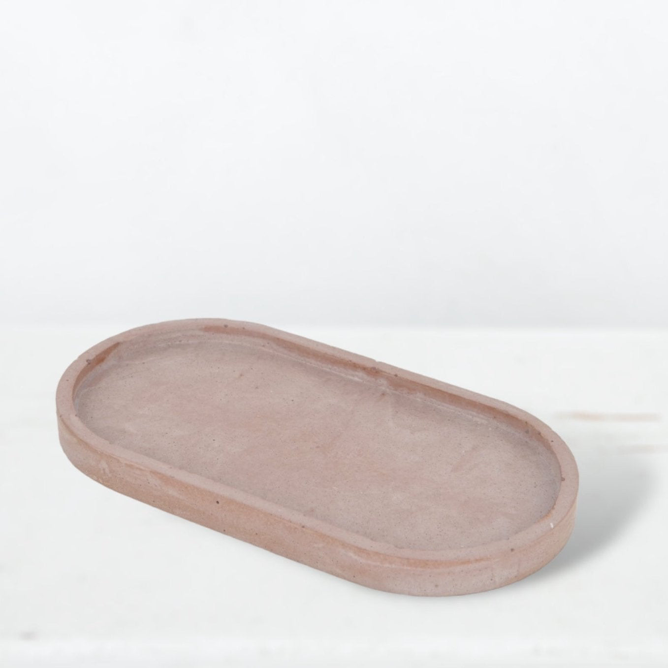 Betonový podtácek - oválný - Inspired by Nature. Front point of view