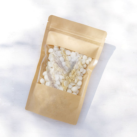 Doplnovaci vonne vosky jasmin v craftovem pytlicku 