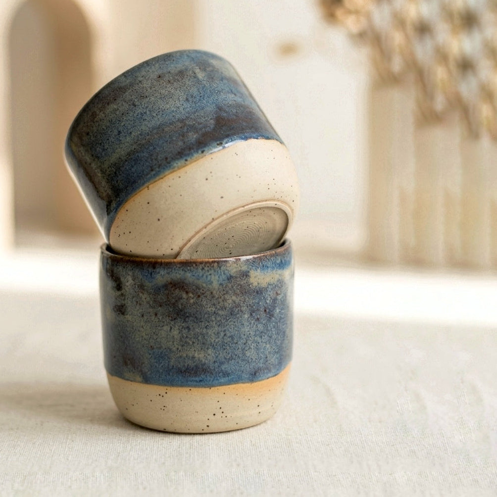 keramické kalíšky, ručně vyráběná keramika, kalíšky na espresso, keramika na kávu, handmade keramika, keramické hrnky malé