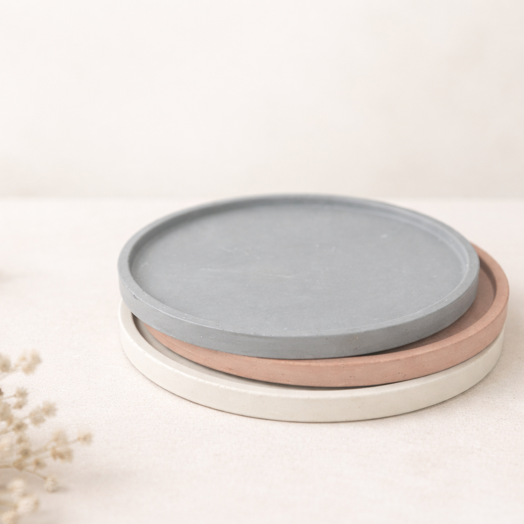 kulaty podtacek vsechny tri barvy na sobe 