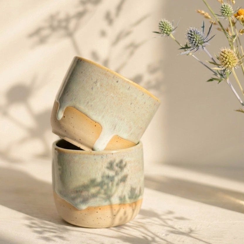 keramické kalíšky, ručně vyráběná keramika, kalíšky na espresso, keramika na kávu, handmade keramika, keramické hrnky malé