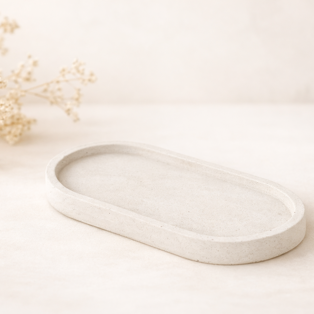 Betonový podtácek - oválný - Inspired by Nature
