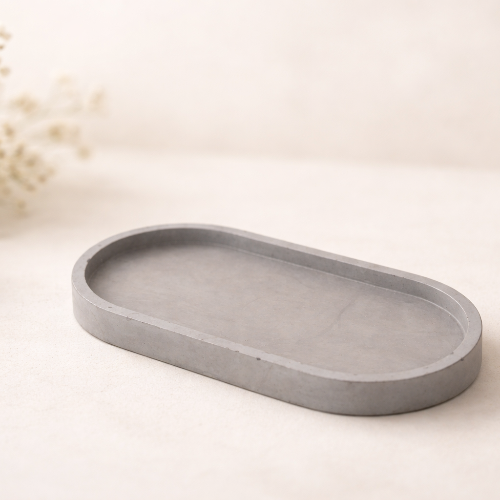 Betonový podtácek - oválný - Inspired by Nature